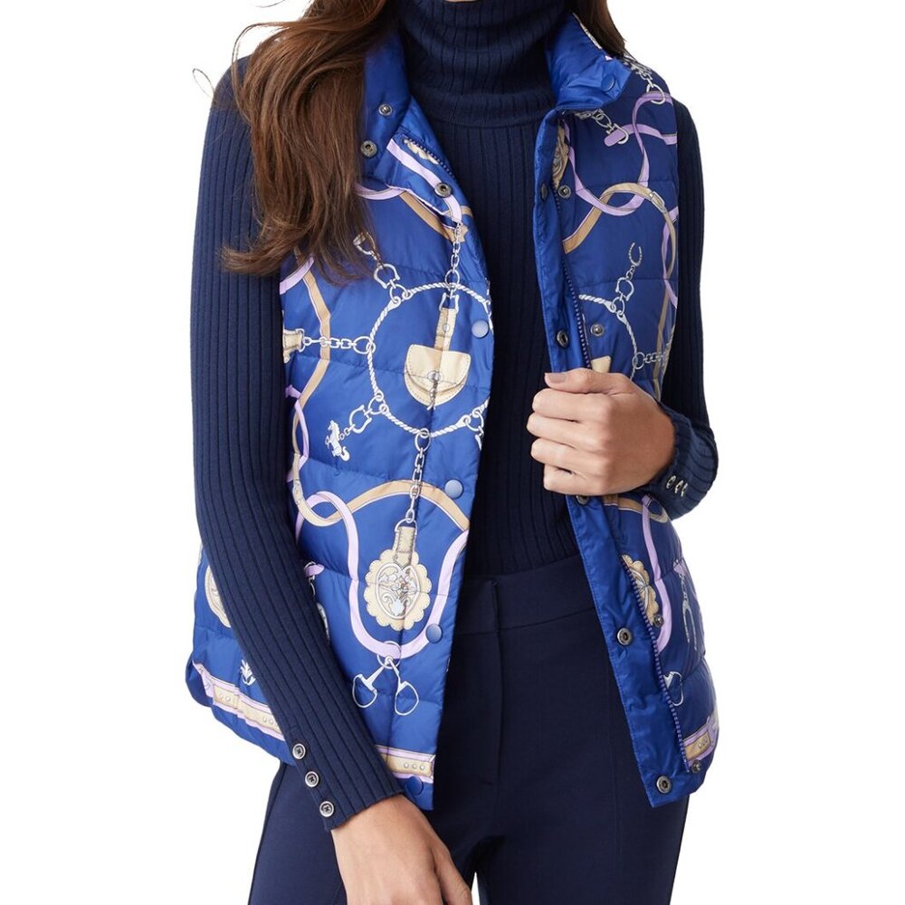 SALE NEW with Tags NWT $258 J.McLaughlin Nichols Vest Reversible sz S